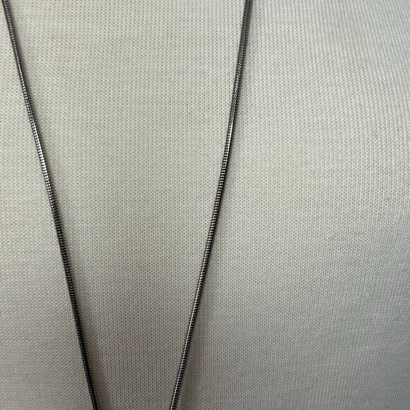 White House Black Market Silver Plated Fashion Necklace - Picture 4 of 5